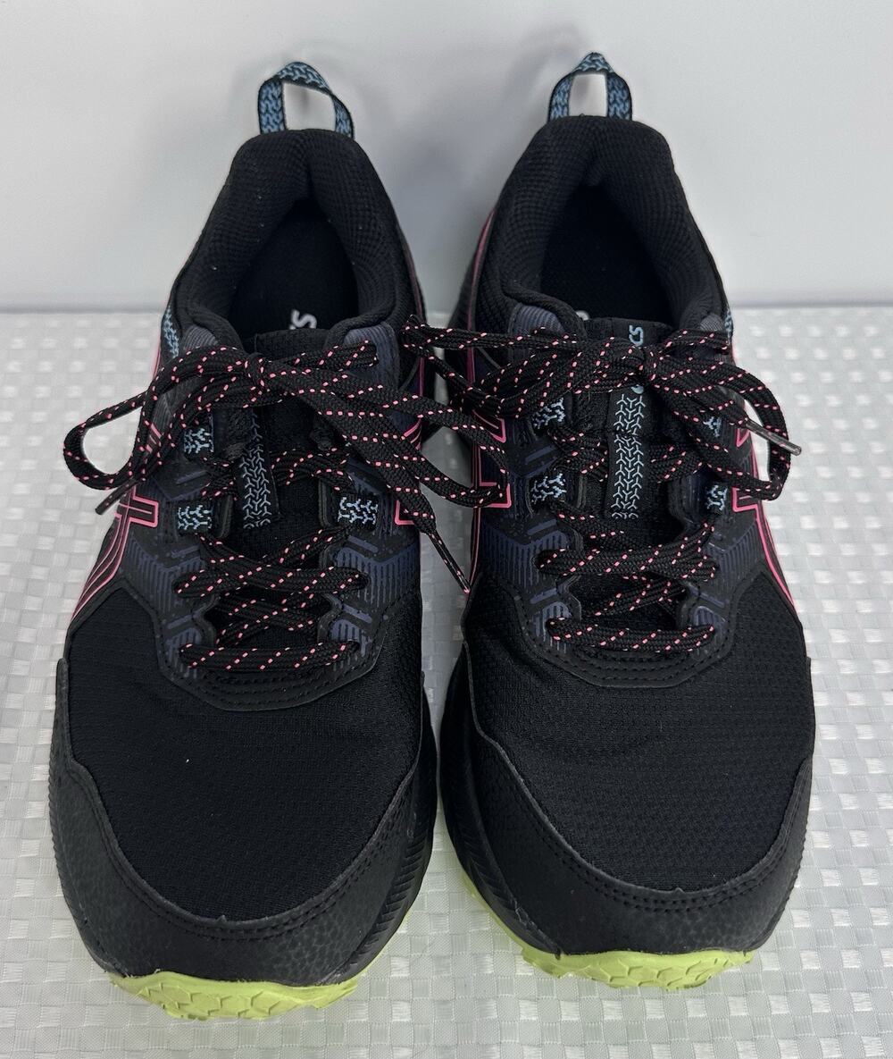 Asics Shoes Womens Gel-Venture 9 Trail Running Sneaker Black Hot Pink Size 7